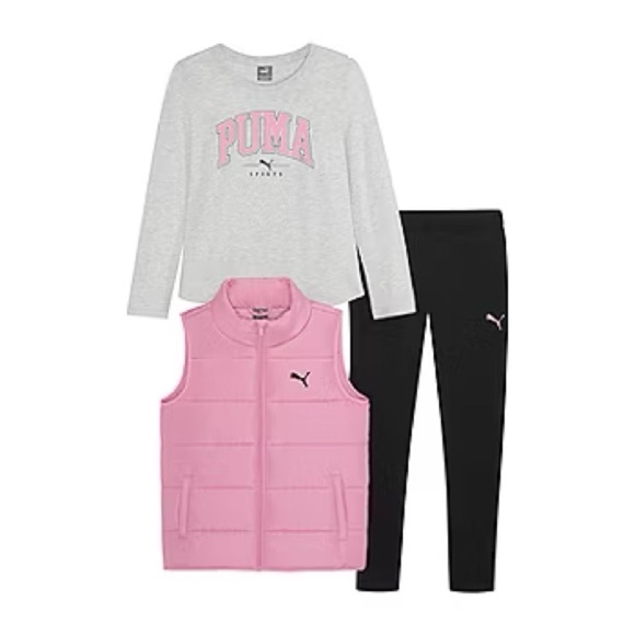 PUMA Youth 3 piece track set Sz small retail $80 - Picture 1 of 8